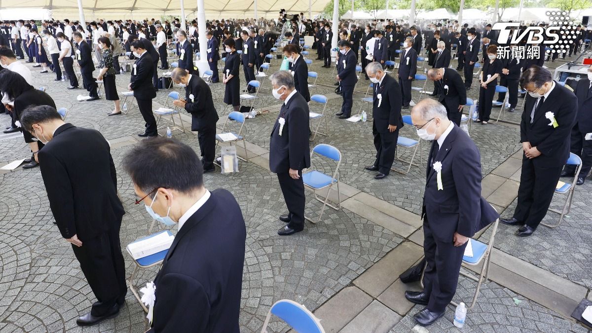 日本長崎市原爆日紀念儀式（圖／路透社）