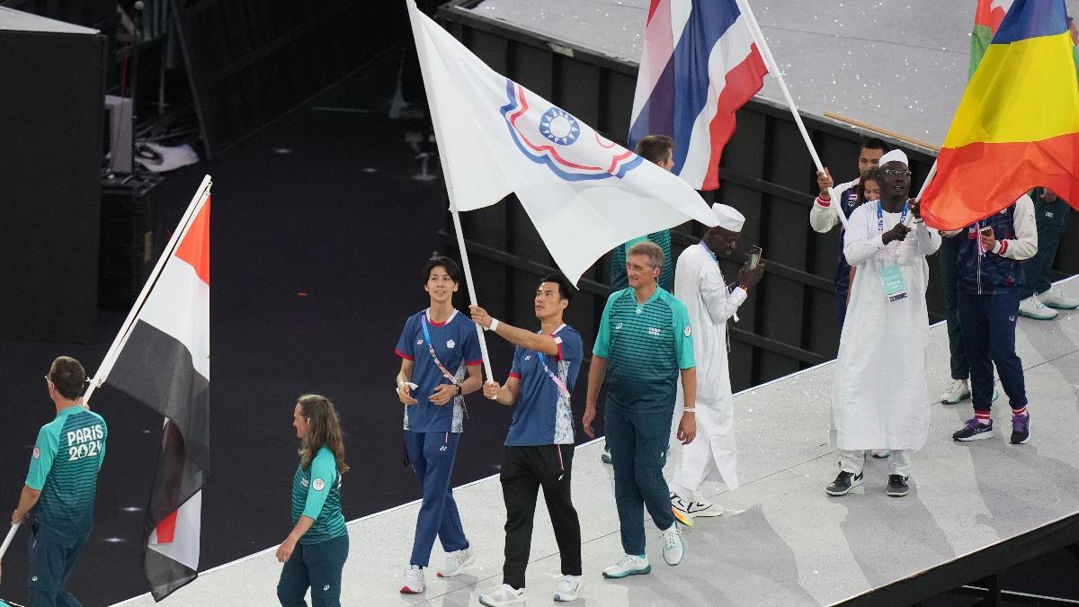 Taiwanese athletes shine at Olympics closing ceremony (Courtesy of CTOC) Taiwanese athletes shine at Olympics closing ceremony