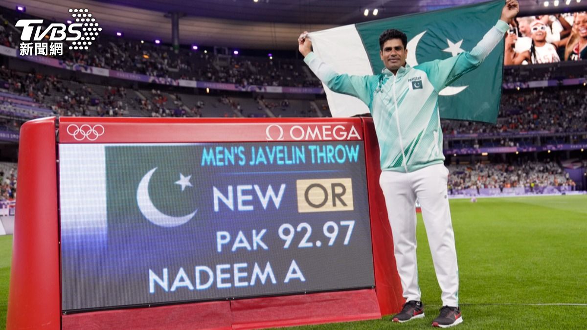 巴基斯坦標槍奧運金牌獲贈千萬獎金商人送日系小轎車挨酸小氣│TVBS新聞網