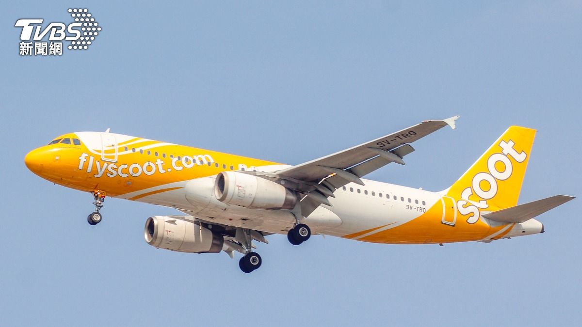 新加坡廉價航空酷航（Scoot）班機「突改降台灣」。（示意圖／shutterstock 達志影像）