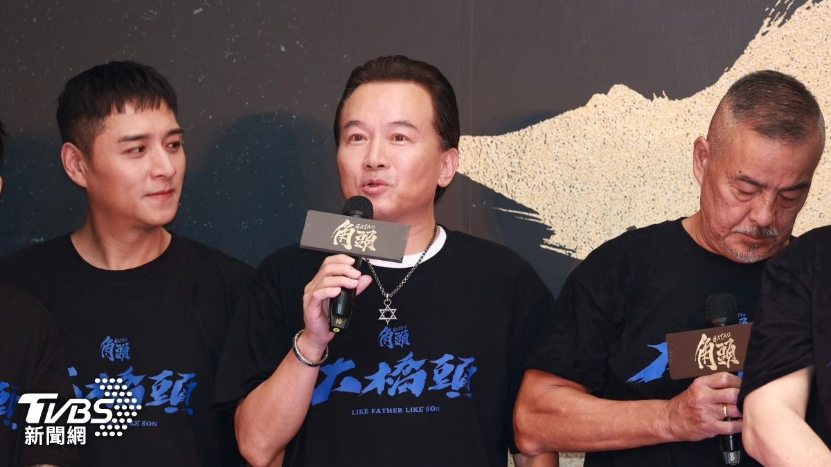 孫鵬出席角頭首映。（圖／黃城碩攝）