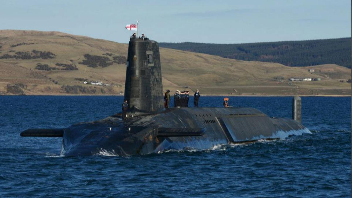 英國先鋒級二號潛艦「勝利號」。（圖／翻攝自英國海軍）