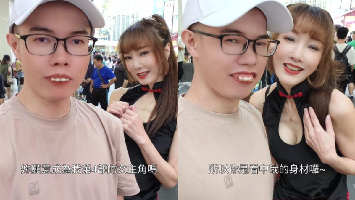 鄧佳華邀胡文英擔任他第4部AV女主角。（圖／翻攝自IG）