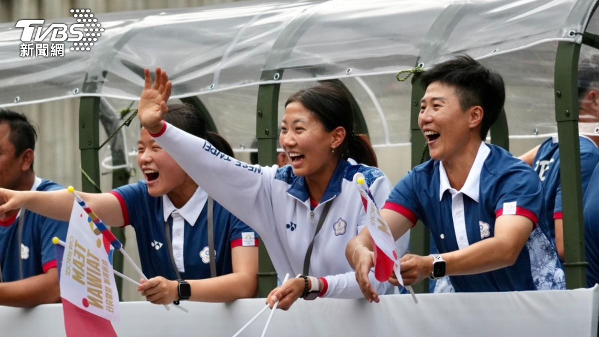 奧運代表團今下午「英雄大遊行」。（圖／記者胡瑞麒攝）