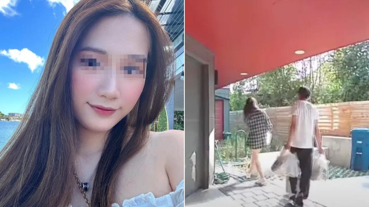 何姓中國裔女子（圖左）本月初被吸毒失控的男友殺害，2人返家的監視器畫面成為最後身影。（圖／翻攝自Facebook@Zoey Suyun He、FOX 13 Seattle）