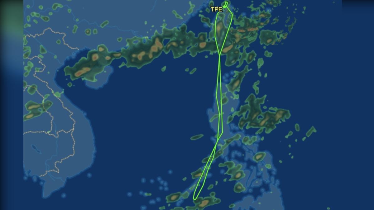 華航台北-峇里島班機「飛一半突折返」。（圖／翻攝FlightAware官網）