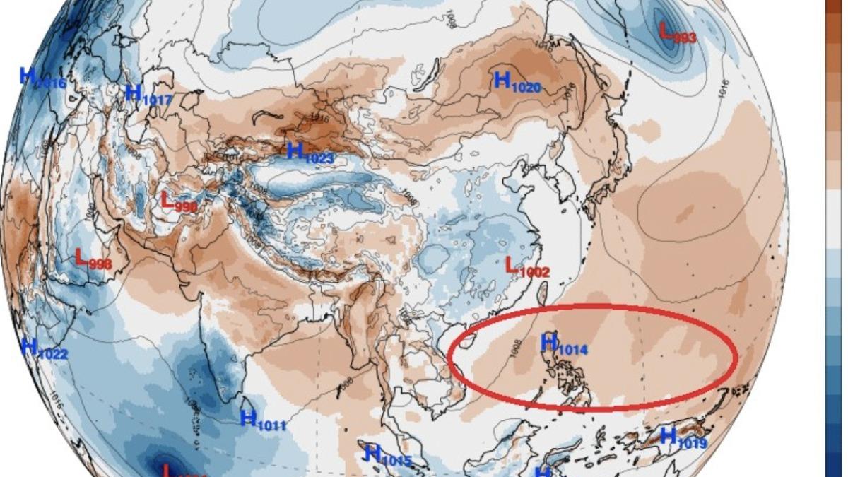 太平洋高壓回來了！（圖／翻攝自鄭明典臉書）