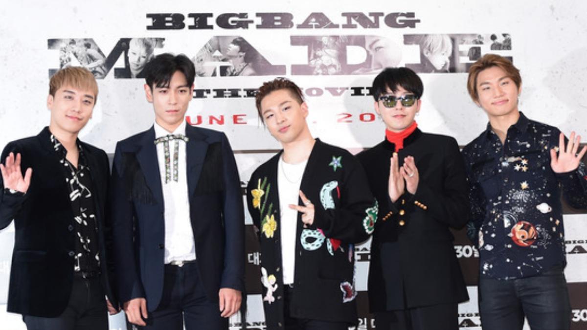 BIGBANG已經出道18週年，只是成員也僅存大聲、GD與太陽（右起）。（圖／news1提供）