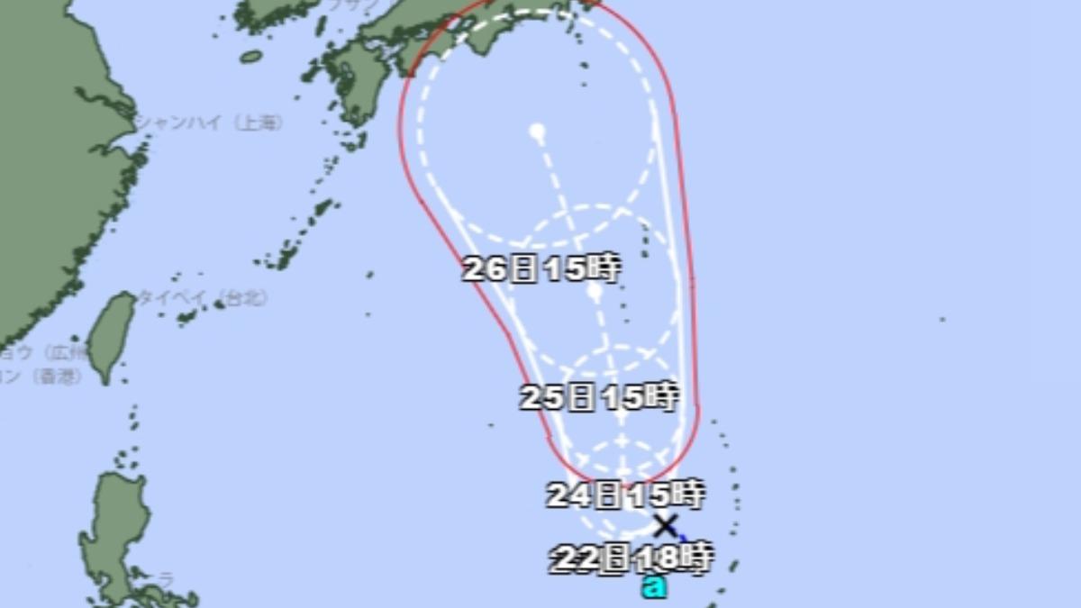 圖／翻攝自日本氣象廳