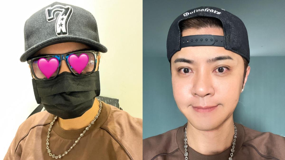 羅志祥分享在機場被粉絲認出的趣味互動。（圖／翻攝自羅志祥臉書）