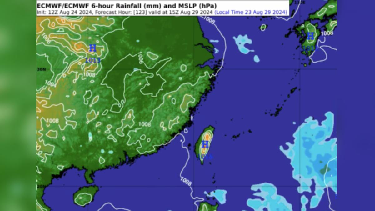 天氣風險公司氣象部經理吳聖宇表示，下週又有新的季風低壓槽建立。（圖／翻攝臉書 天氣職人-吳聖宇）