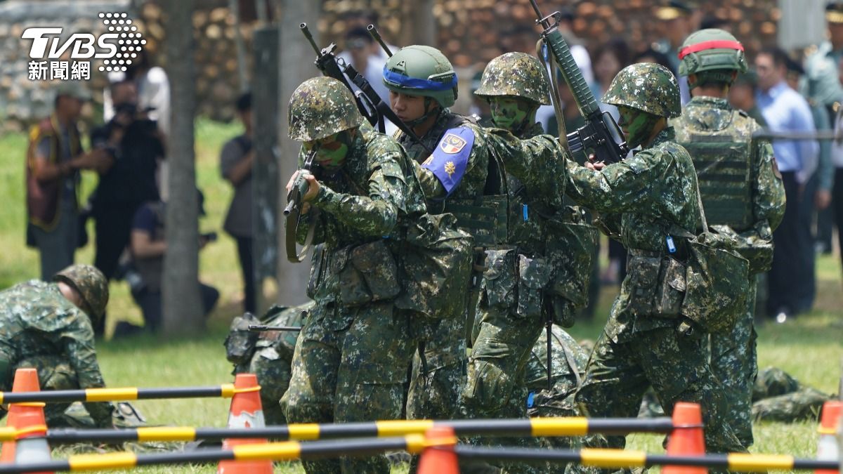 1年期義務役首批役男即將接受基地訓練。（圖／中央社）