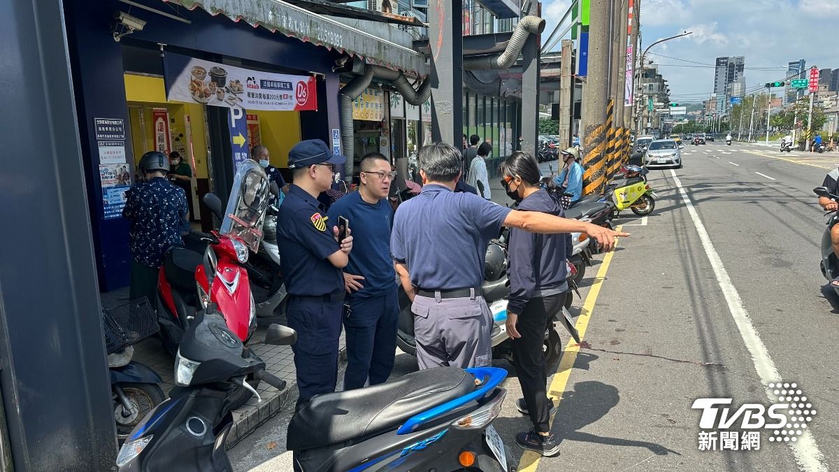 基隆今日上午6時發生一起死亡車禍。（圖／TVBS）