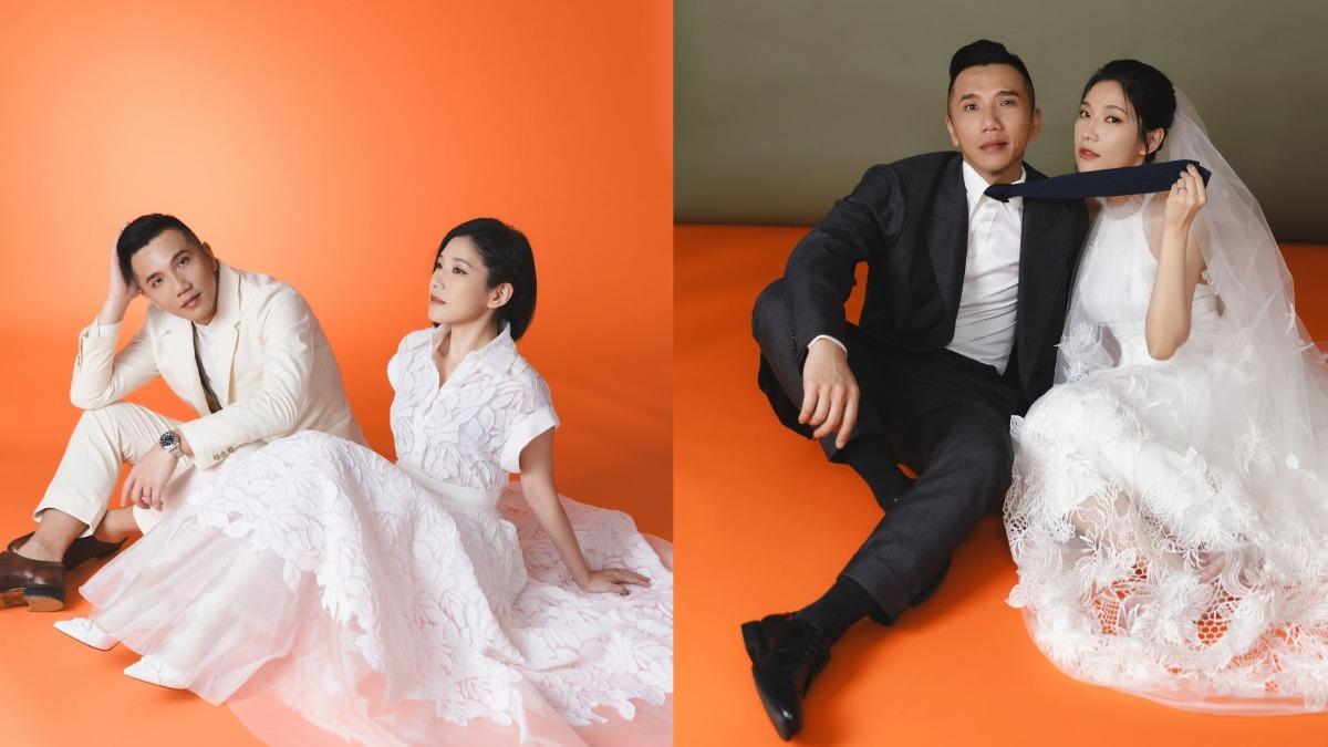 Sandra曬和老公的婚紗照。（圖／翻攝自Sandra IG）