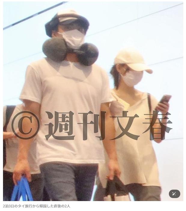 森川葵、森本慎太郎（左）被拍一同祕遊泰國。（圖／翻攝自週刊文春）