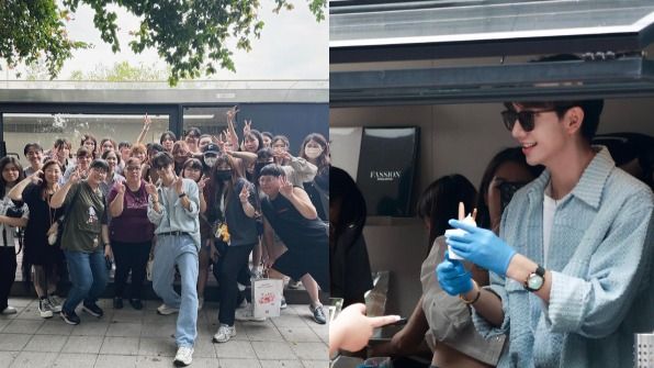 仕偉日前舉辦一日店長活動，和粉絲們近距離互動。（圖／翻攝自仕偉IG、場地提供：ACME）