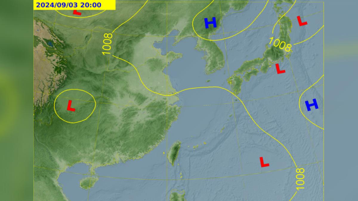 下週恐又有熱帶擾動生成，影響台灣程度待觀察。（圖／氣象署）