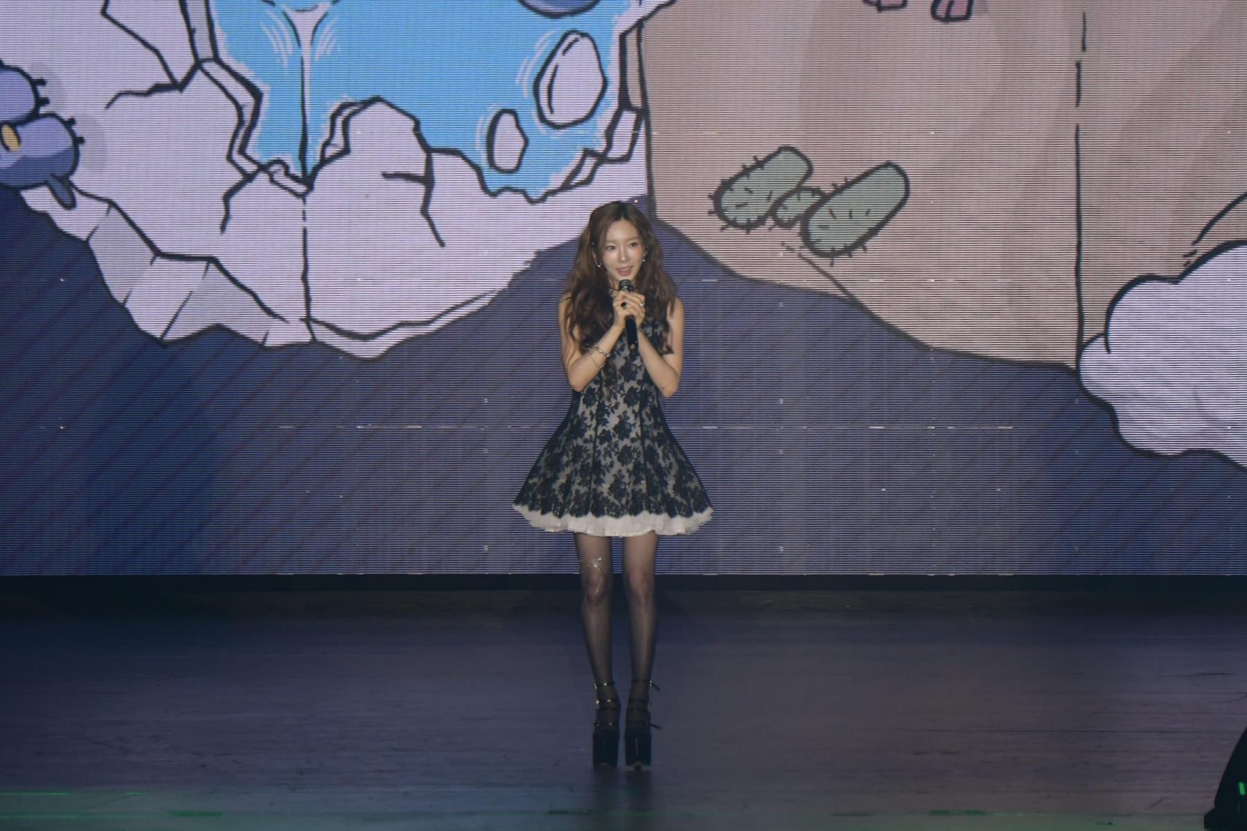 太妍為今晚活動演唱7月剛發行的新歌。（圖／讀者提供）