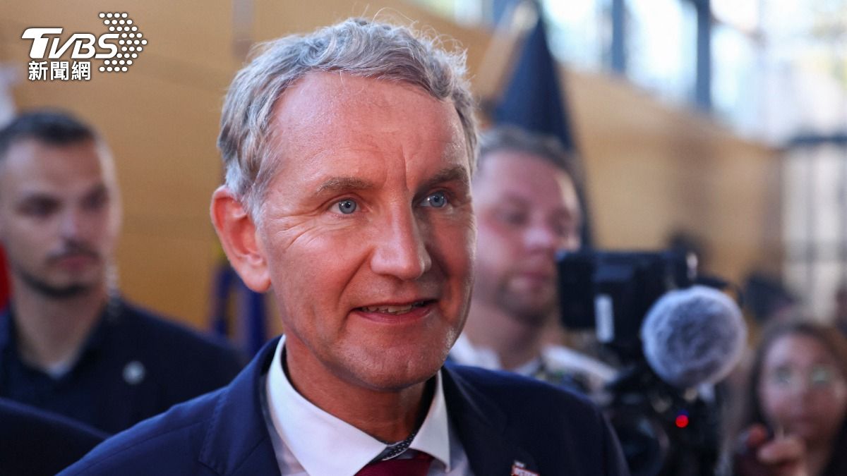 德國另類選擇黨（AfD）領導人比約恩．霍克（Björn Höcke）。（圖／達志影像路透社）