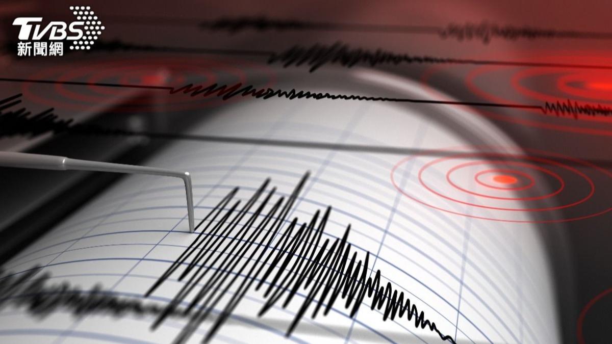 今天16時26分發生規模5.5地震。（示意圖／shutterstock達志影像）