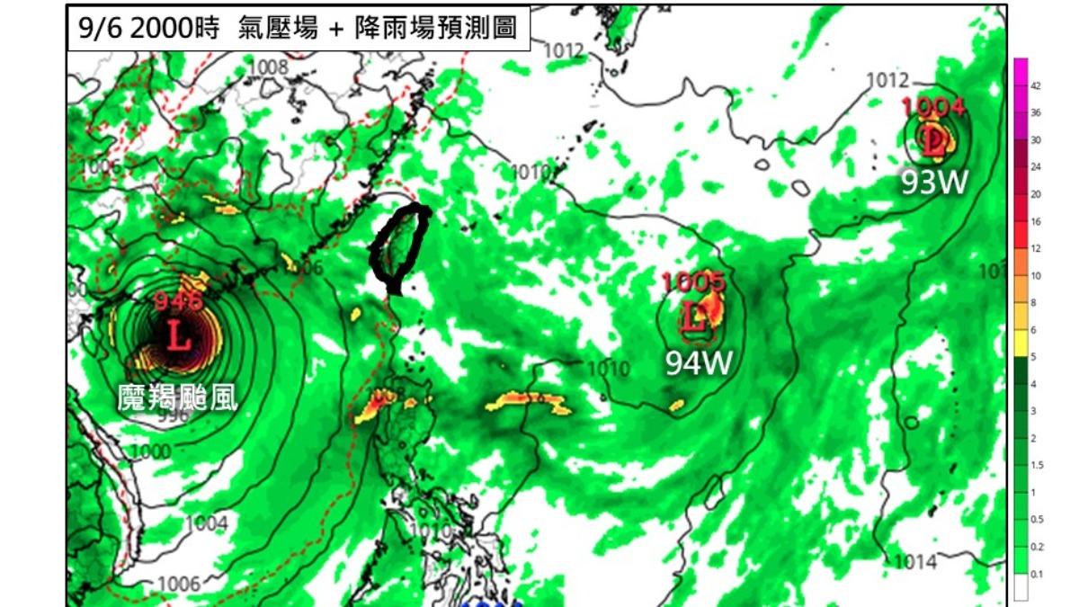 不過氣象專家林得恩指出，接下來恐有雙颱生成。（圖／林老師氣象站）