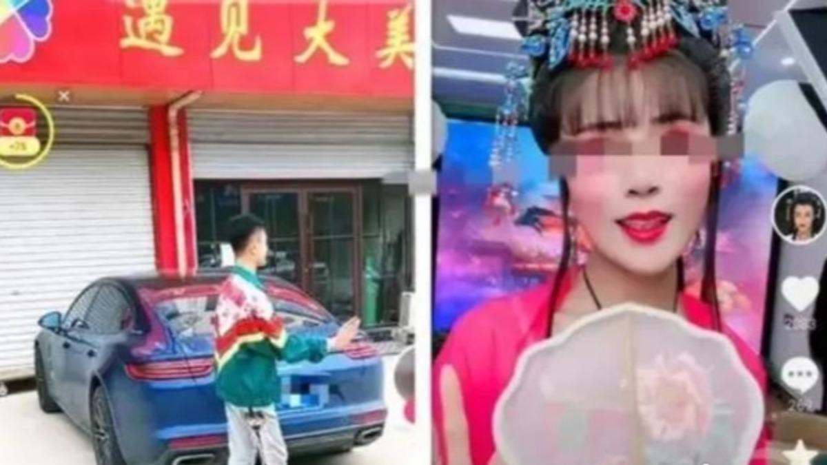 中國百萬網紅羅大美。（圖／翻攝自 微博 橘子秋語）