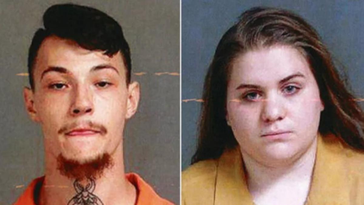 22歲新郎希拉（左）與21歲新娘柯利爾（右）為了洩憤，竟然駕車撞死伴郎。（圖／翻攝自City of Flint Police Department）