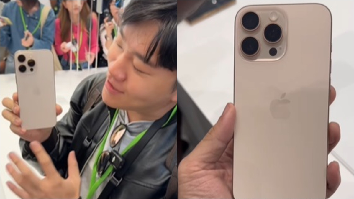 百萬YouTuber Joeman開箱iPhone 16 Pro Max實機（圖／翻攝Joeman IG）