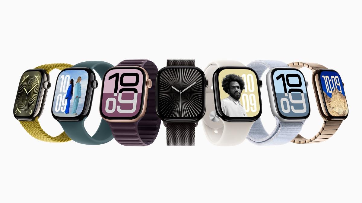 蘋果發表Apple Watch Series 10。（圖／翻攝自蘋果官網）