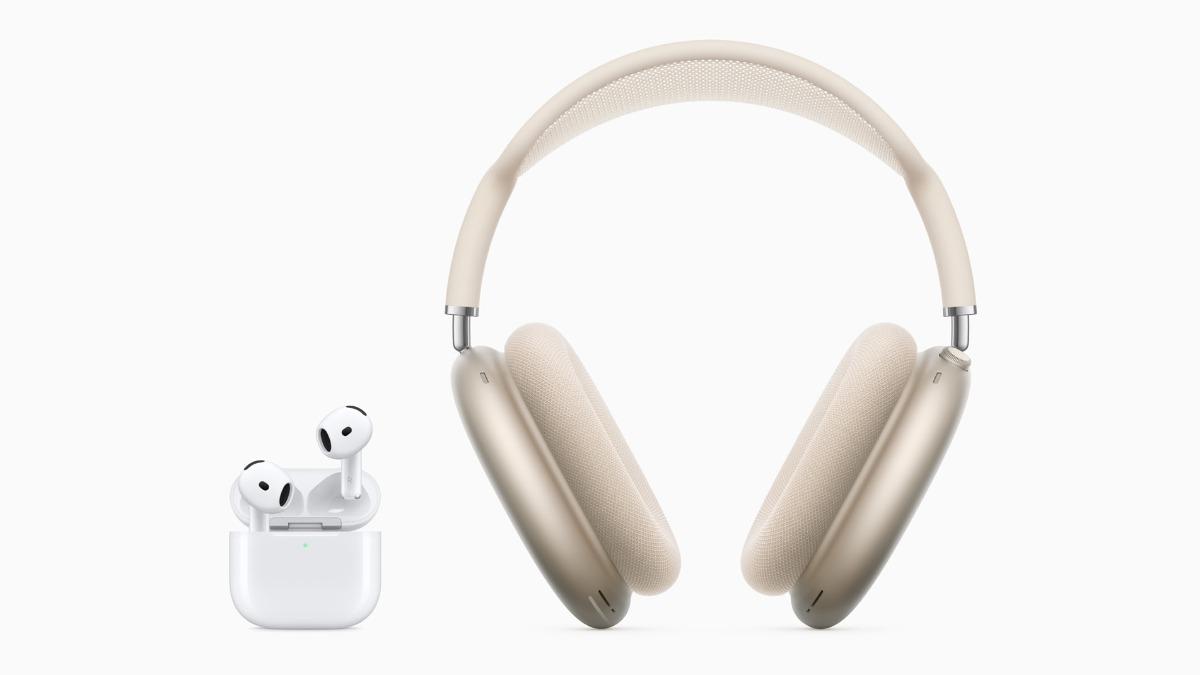 蘋果發表雙版本AirPods 4，以及推出新色的AirPods Max。（圖／翻攝自蘋果官網）