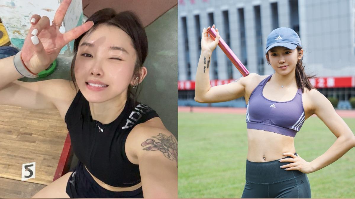 吳艷妮遭大陸網友酸「不夠格」,她曬素顏照反擊「做自己」。(圖/翻攝自吳艷妮微博)