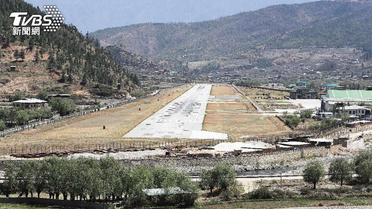 不丹帕羅國際機場（Paro International Airport，PBH）。（示意圖／shutterstock 達志影像）