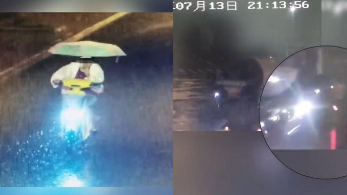 雨天照騎車出門！陸女「一手撐傘」撞上水泥車　下秒遭捲車底輾斃