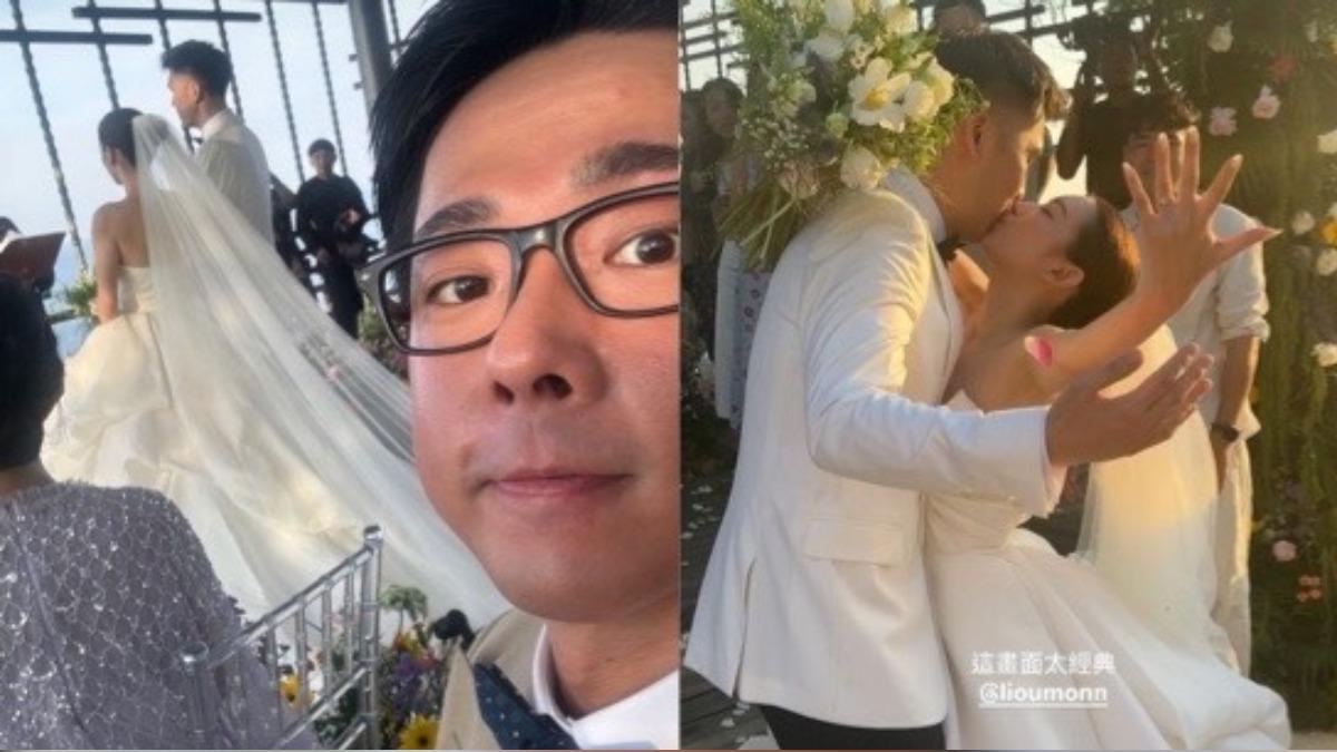 阿滴遠赴峇里島參加劉芒婚禮。（圖／翻攝自阿滴IG）