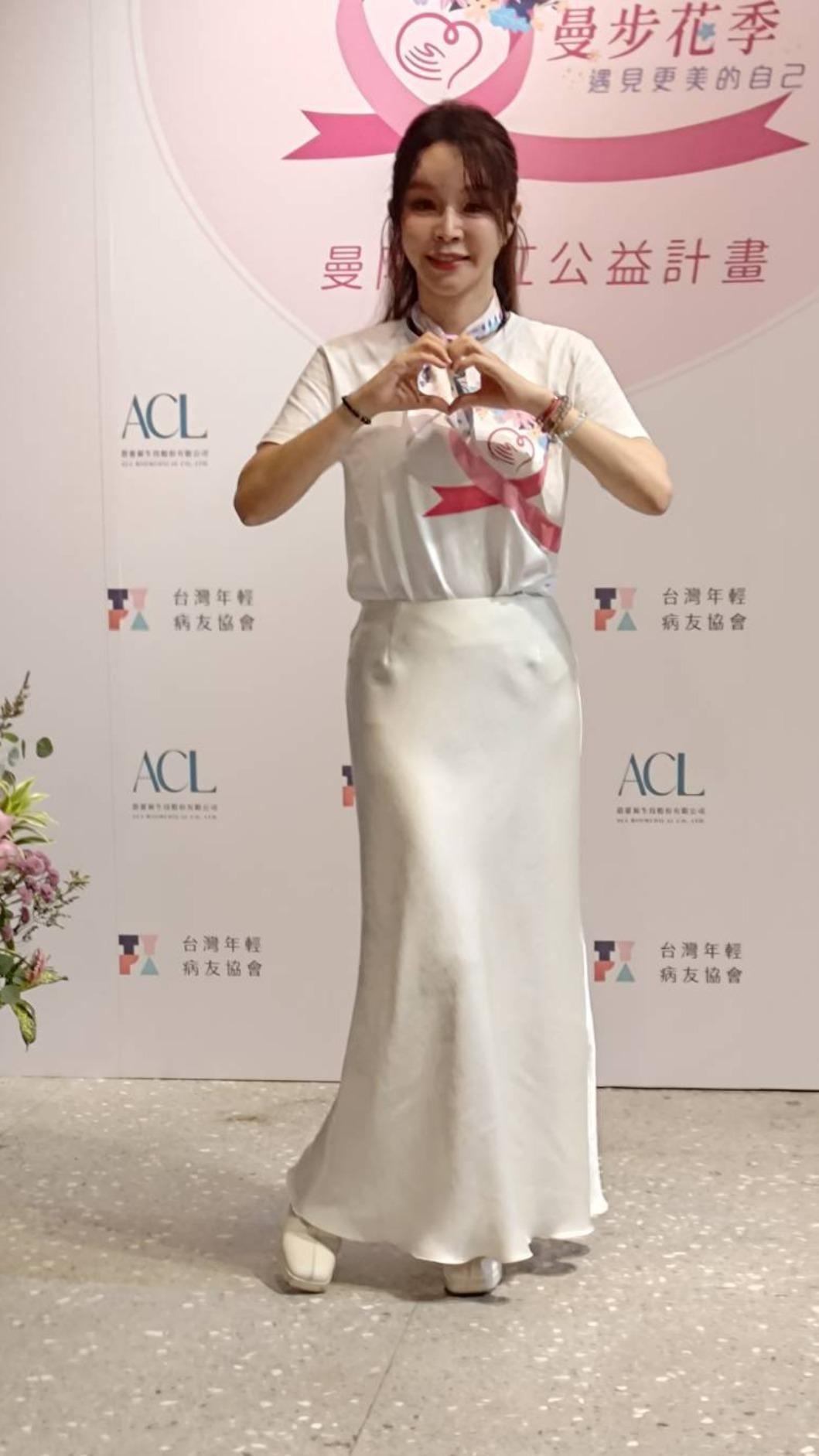 崔咪以自身經歷鼓勵病友。（圖／林彥君攝）