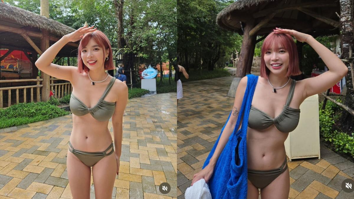 一隻阿圓秀出好身材。(圖/翻攝自一隻阿圓IG)