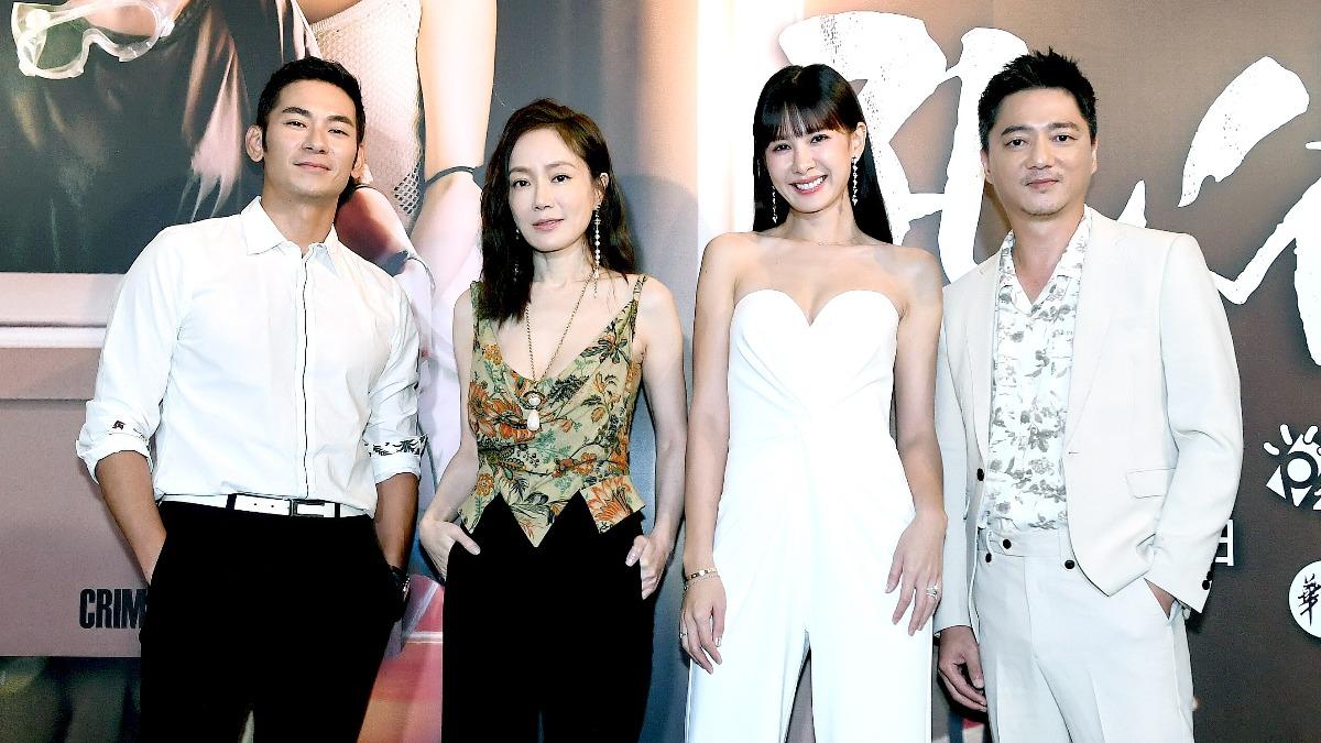 亮哲（左起）、尹馨、安心亞、藍葦華互飆演技。（圖／華視提供）