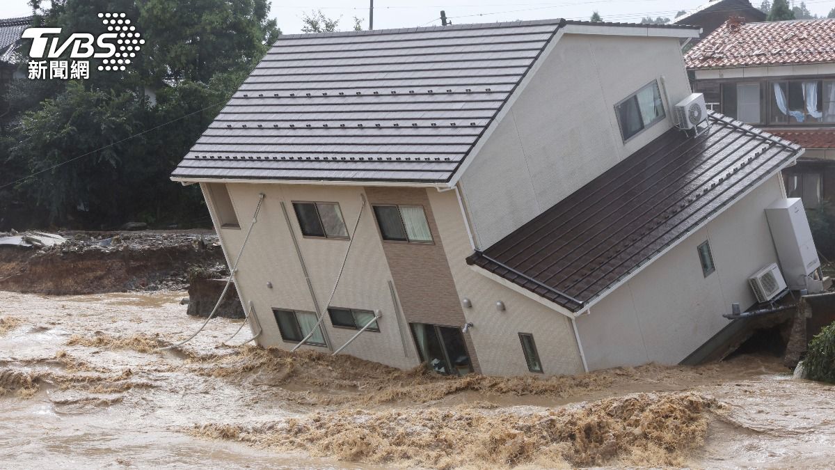 石川縣暴雨成災，至少8人死亡。（圖／達志影像美聯社）