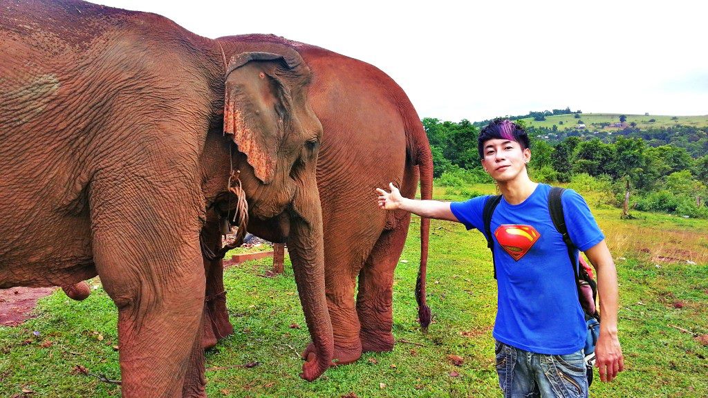 張善為曾是外景節目主持人,走訪世界各地。(圖/翻攝自張善為臉書)