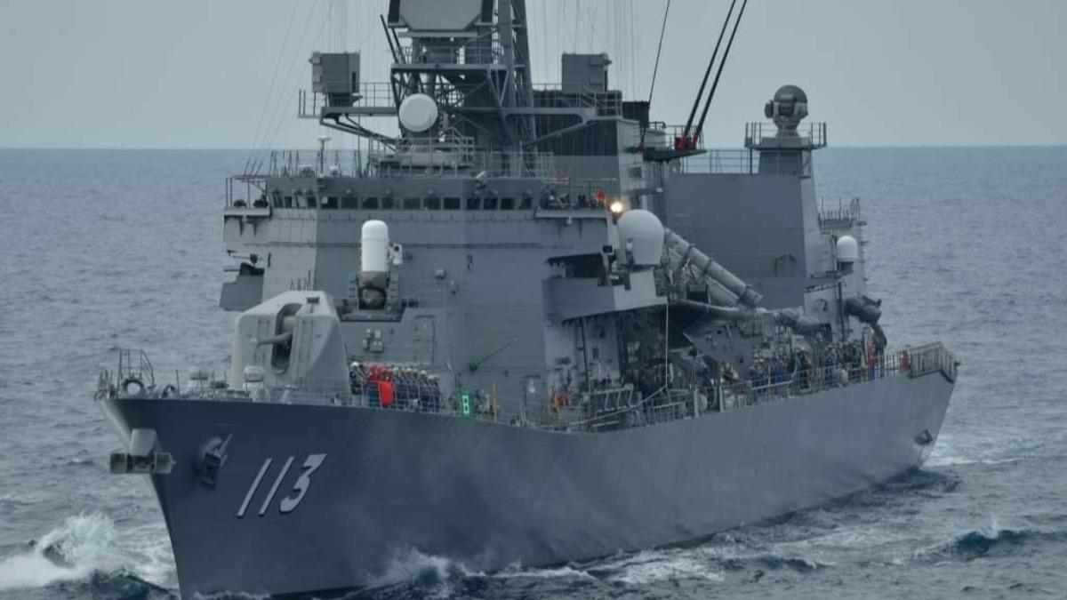 日本海上自衛隊護衛艦「漣號」。（圖／翻攝自 防衛省　海上自衛隊　(Japan Maritime Self-Defense Force) 臉書）