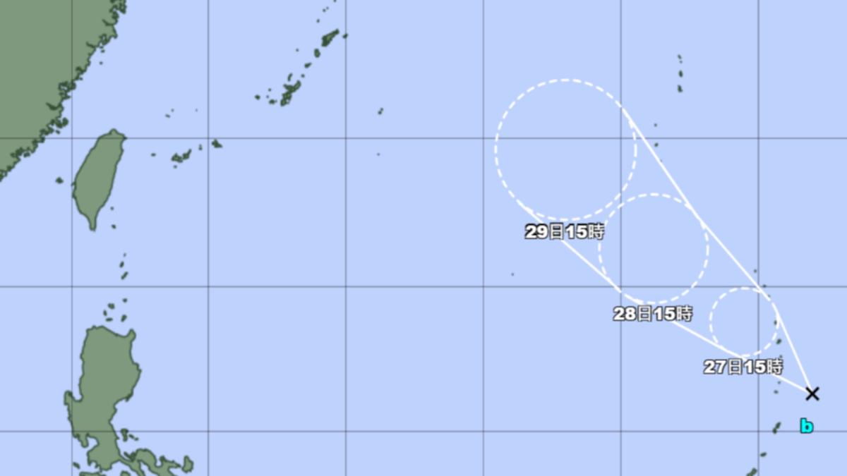 準燕子颱風路徑曝光。（圖／翻攝自日本氣象廳）