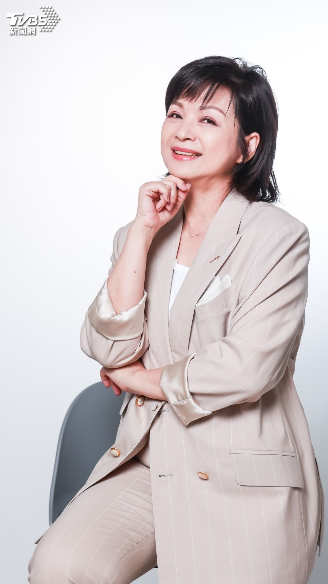 楊貴媚四度成為金鐘獎準影后。(圖/趙世平攝)