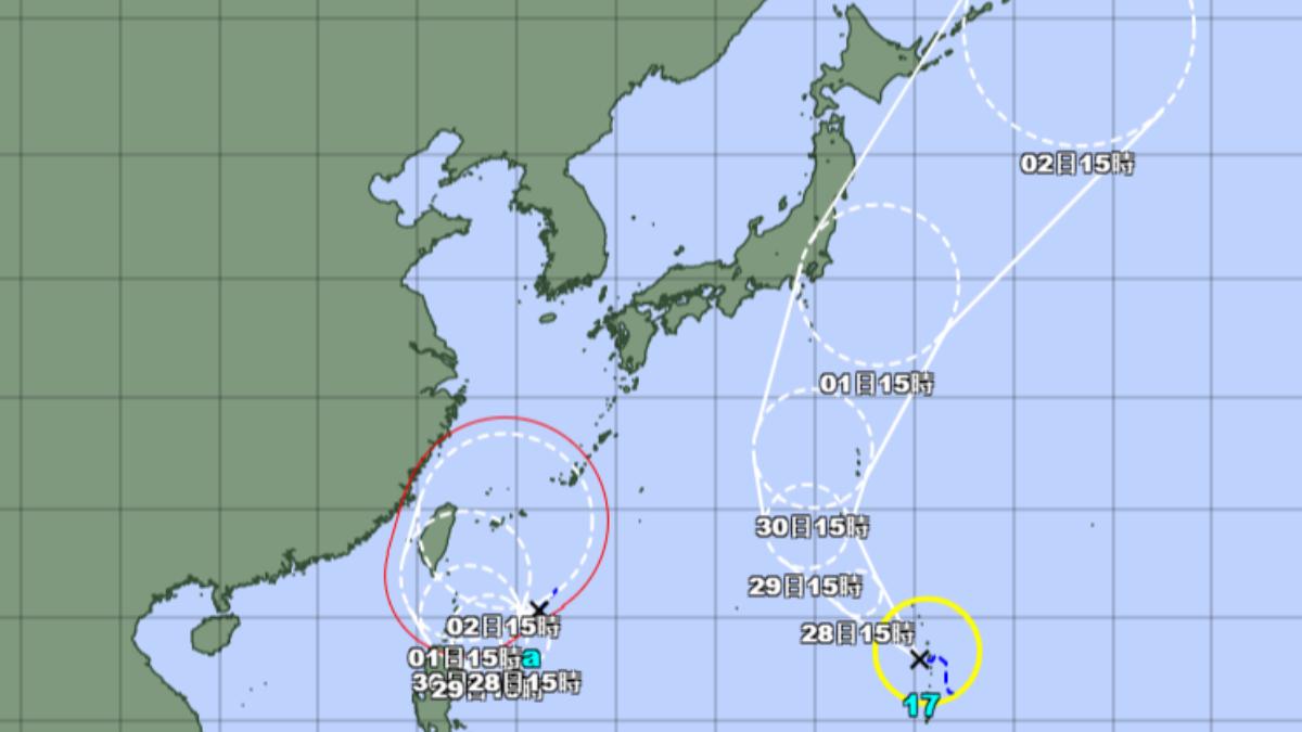 燕子颱風生成　日本氣象廳曝最新路徑