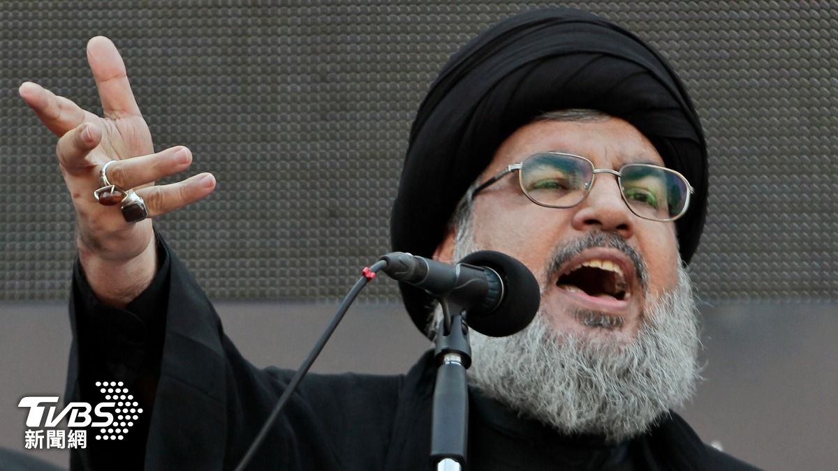 真主黨證實領袖納斯拉勒（Hassan Nasrallah）已身亡。（圖／達志影像美聯社）