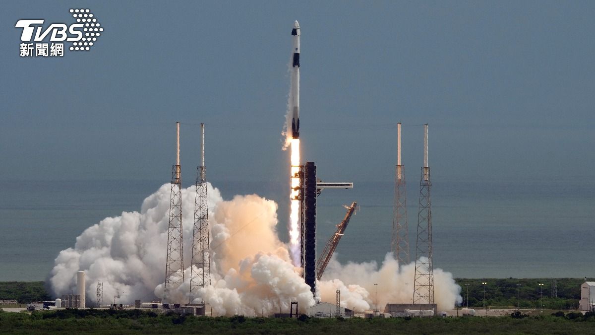 SpaceX獵鷹9號（Falcon 9）從佛州卡納維爾角起飛。（圖／達志影像美聯社）