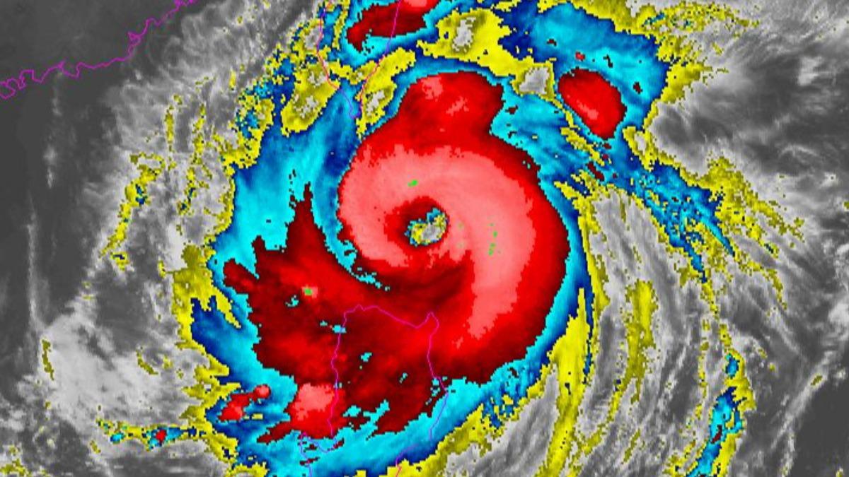 Northeast Taiwan braces for intense downpours midweek (NOAA via TVBS News) Northeast Taiwan braces for intense downpours midweek