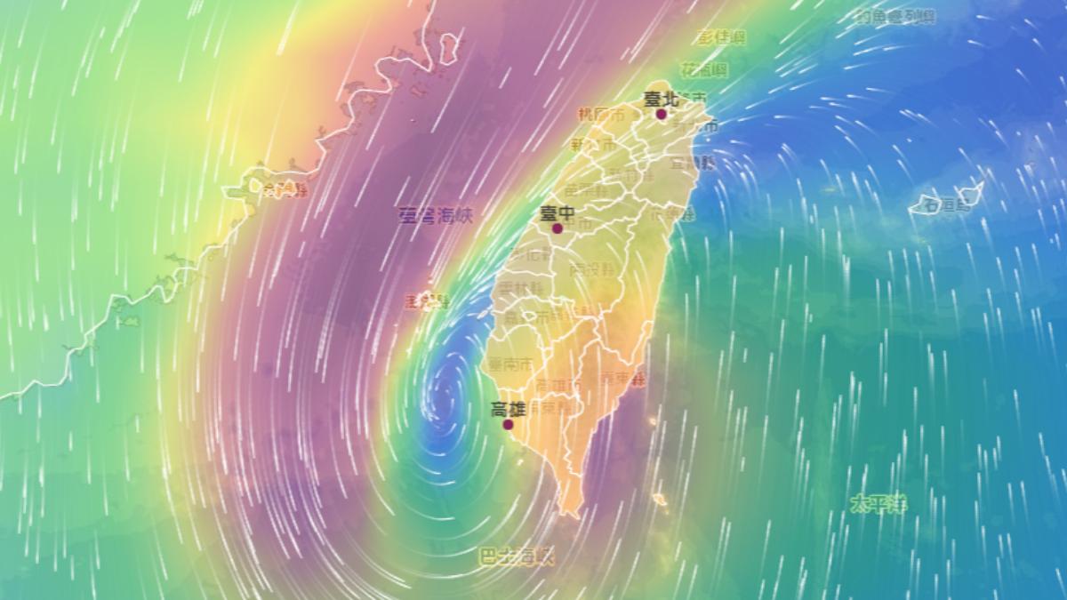 Torrential rain hits Pingtung and Taitung counties (Courtesy of CWA) Torrential rain hits Pingtung and Taitung counties