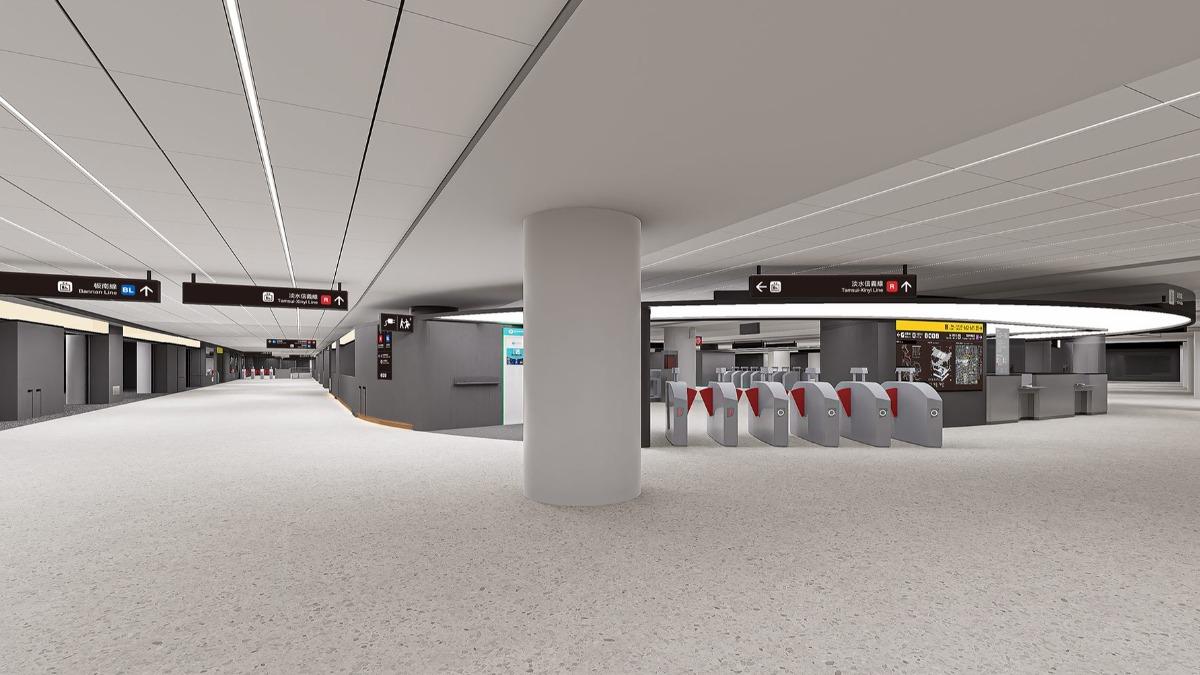 台北車站大廳改造示意圖。（圖／翻攝台北市政府官網）