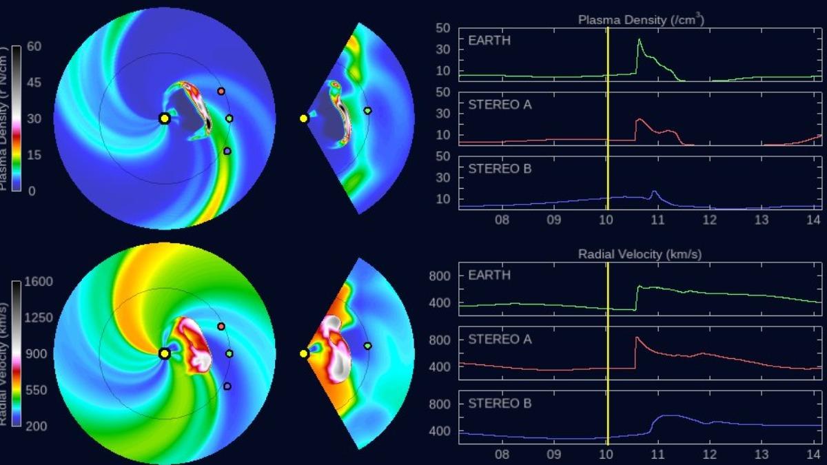 氣象署發布太空天氣特報。（圖／氣象署）
