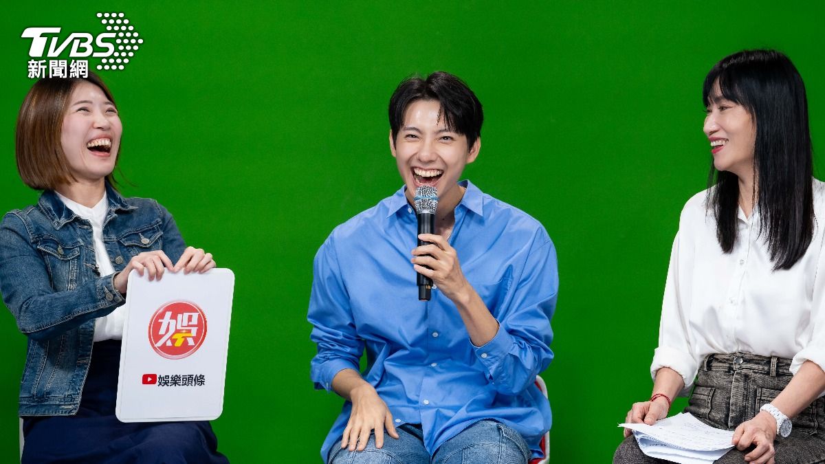 彭千祐(中)開玩笑要爭10「蟀」。(圖/TVBS提供)